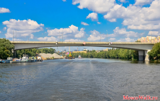 Шелепихинский мост через Москва реку