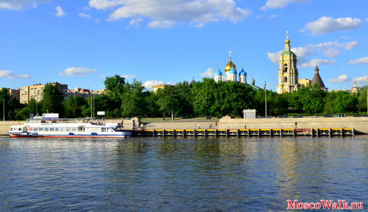 прогулка по Москва реке