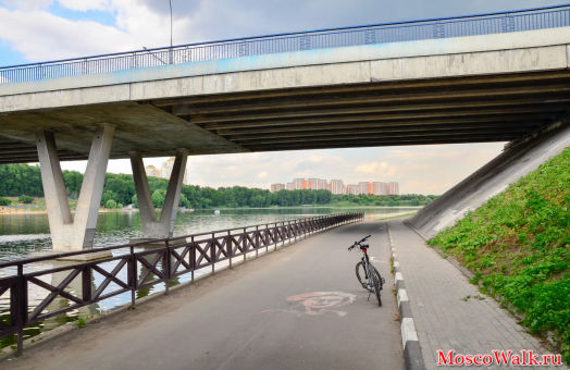 Борисовский мост. Велодорожка