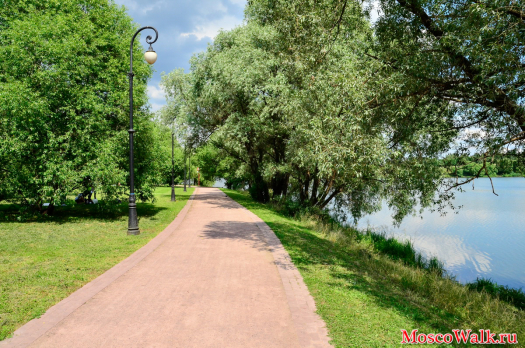 Дорожки вокруг Борисовского пруда