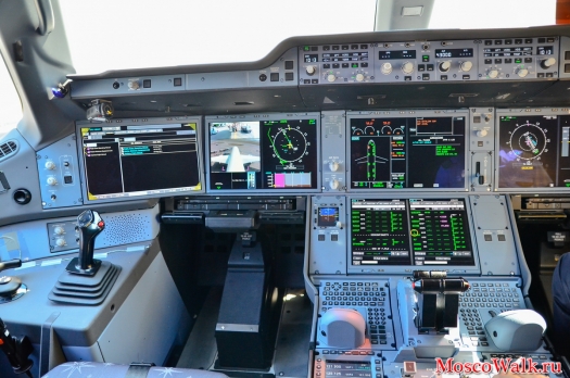 кабина пилотов Airbus A350 XWB