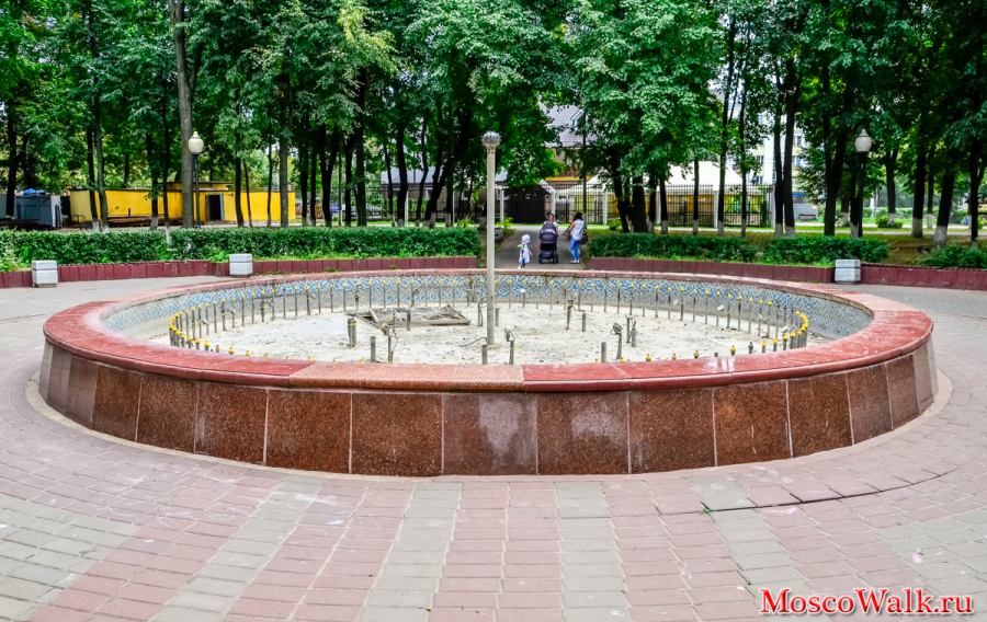 фонтан в парке Талалихина