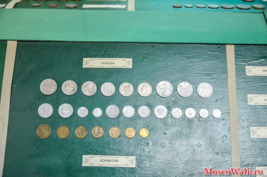 коллекция монет в краеведческом музее