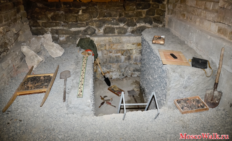 Реконструкция небольшого археологического раскопа