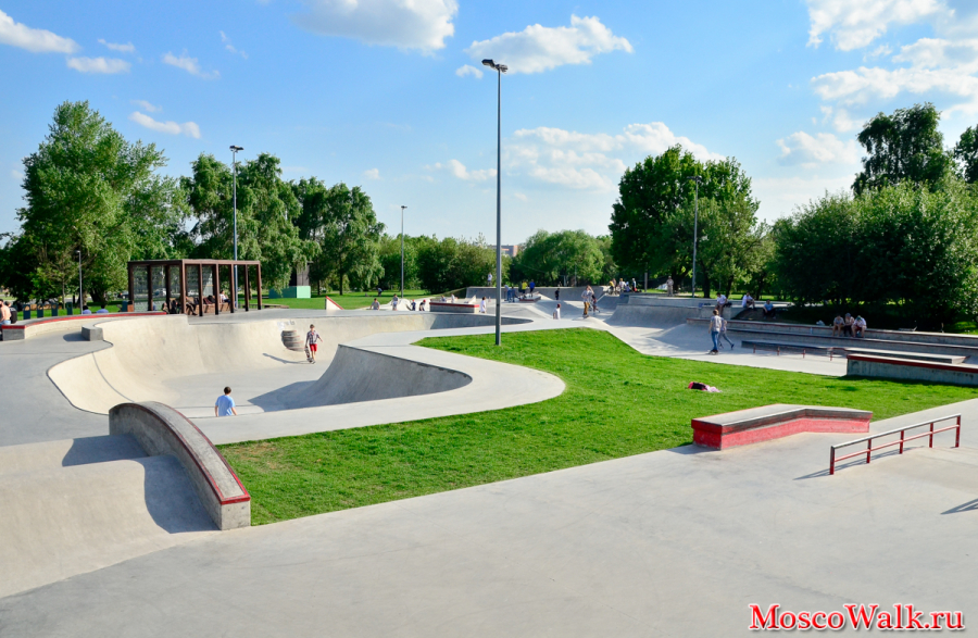 скейт-парк в парке Садовники