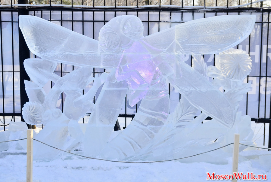 Ледяная Скульптура "Муха-Цокотуха"