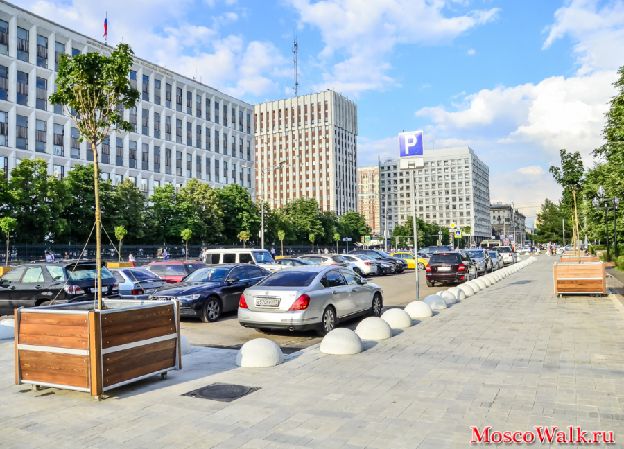 парковка на Калужской площади