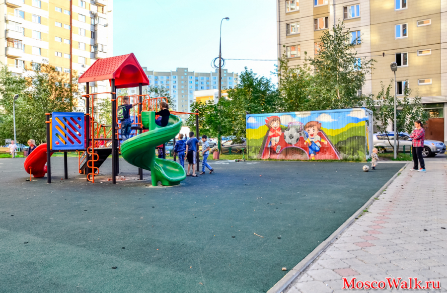 Детская площадка в Новокосино