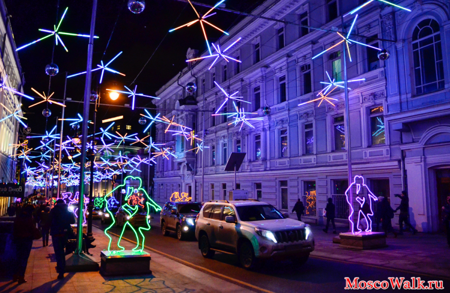 Новогодняя пешеходная улица Москвы