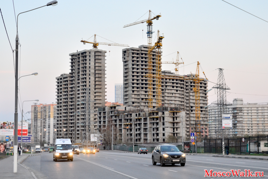 Строящийся жилой комплекс на Балаклавском проспекте