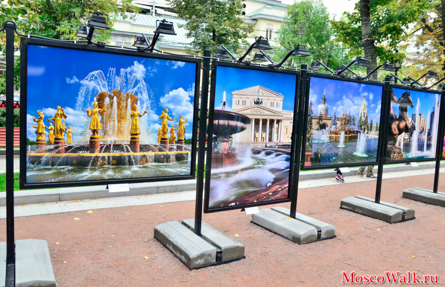 знаменитые фонтаны Москвы
