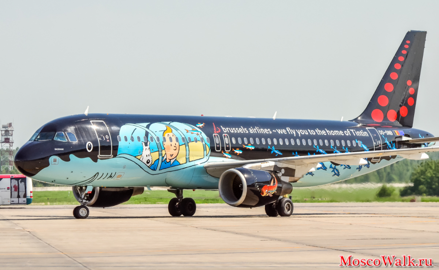 Brussels Airlines ~ we fly you to the home of Tintin