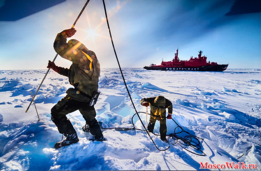 работы на льдах Арктики