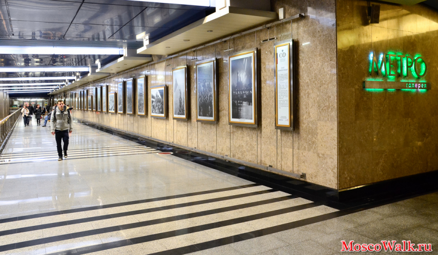 На станции метро «Выставочная» фотовыставка к 70-летию Великой Победы