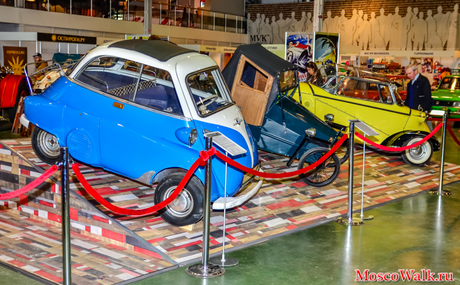 выставка ретро автомобилей в Сокольниках