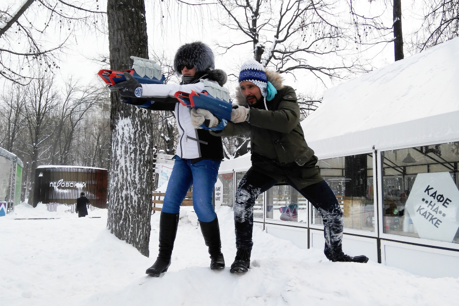 В прокате Перовского парка появились снежкобластеры