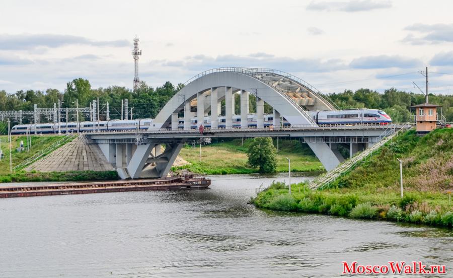 Химкинский железнодорожный мост через Канал им. Москвы