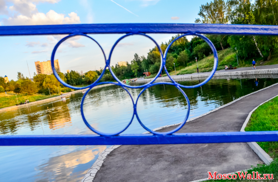 Олимпийские пруды в парке