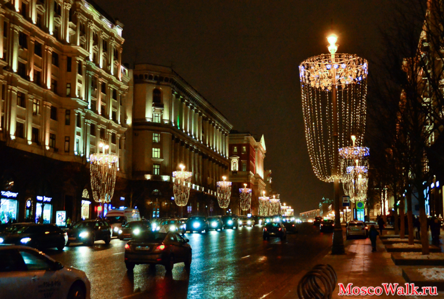 Новогодняя Тверская улица