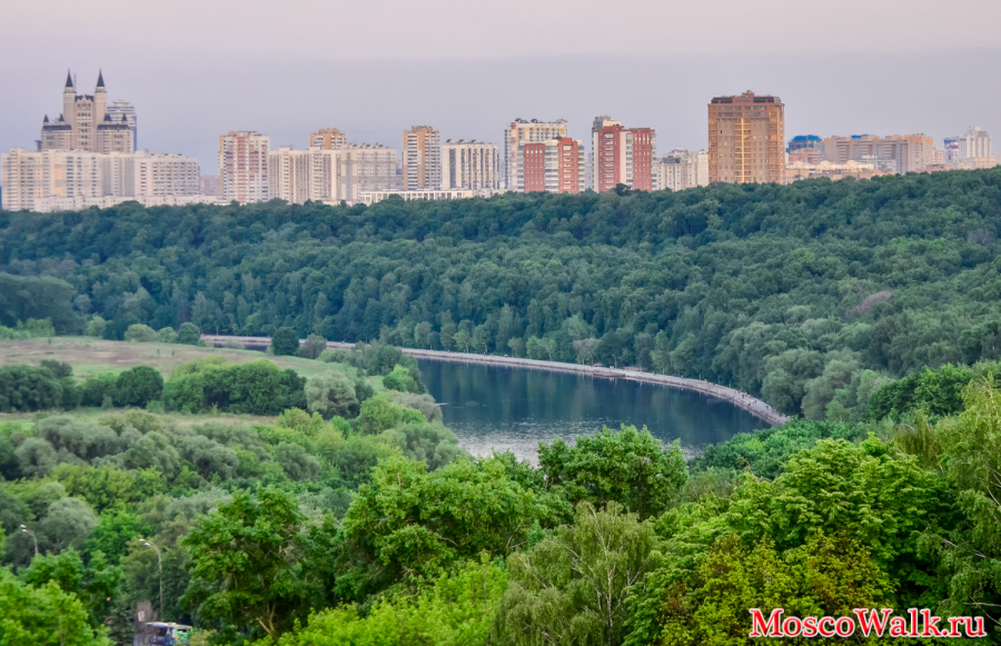 Крылатские холмы. Москва река