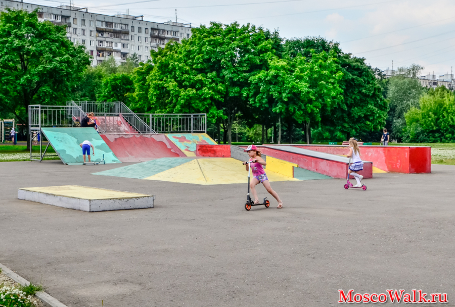 скейтпарк по улице Медынская