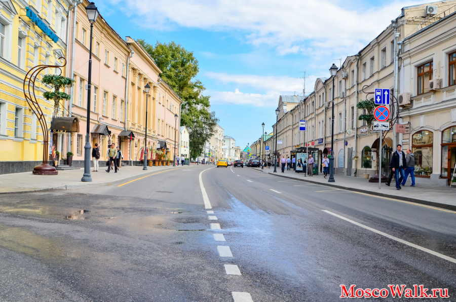 Улица Покровка после благоустройства