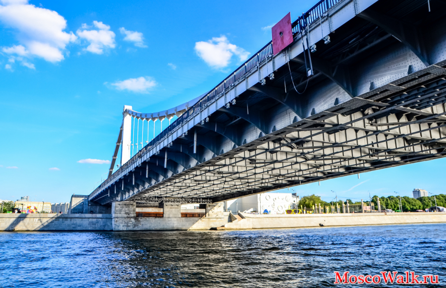 Крымский мост через Москва реку