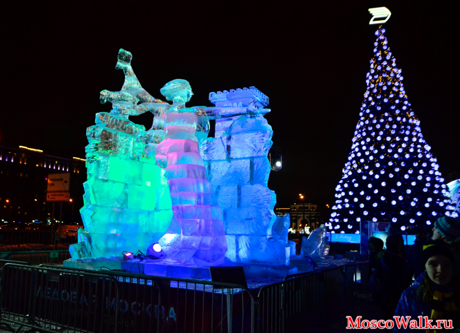 Ледовая Москва ледяные фигуры