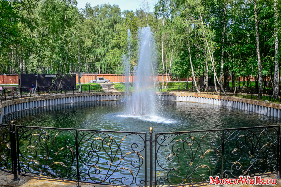 Парк Дубки фонтан