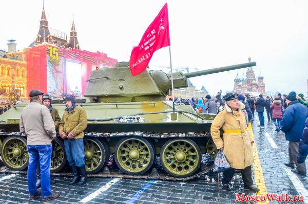 выставка военной техники на Красной площади