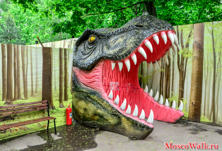 Выставка динозавров в парке Сокольники