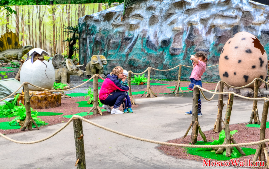 выставка Динозавров в парке Сокольники