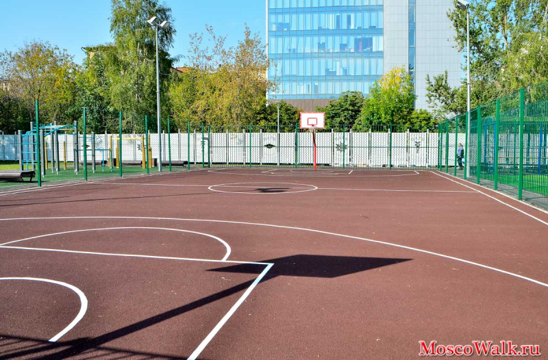 академический парк баскетбольная площадка