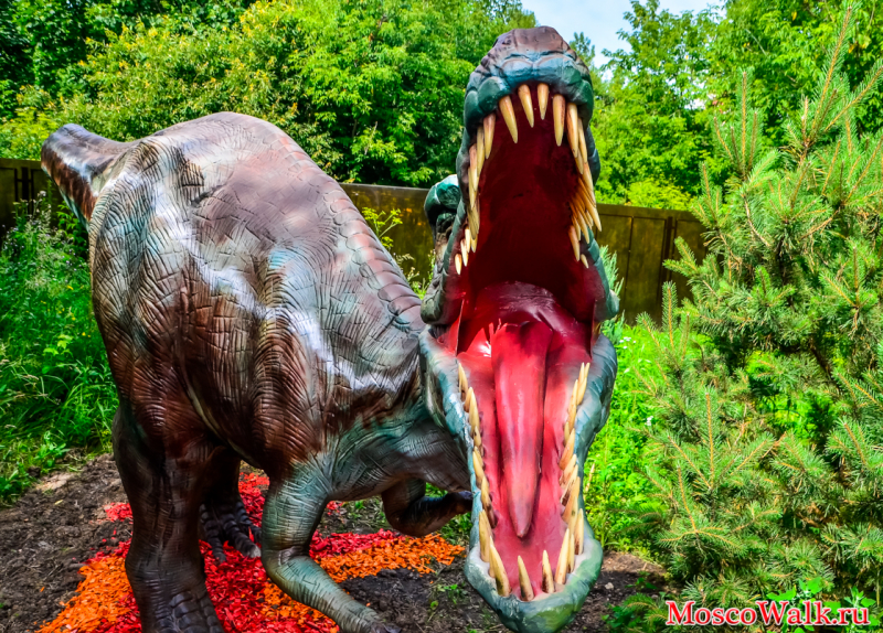 парк динозавров в Москве