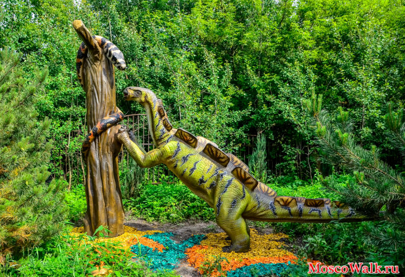 парк динозавров в Крылатском