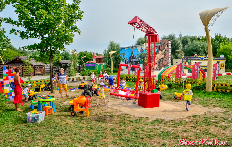 Лего зона в парке Сказка
