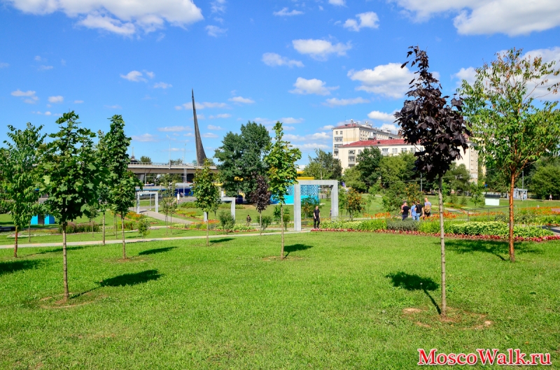Благоустройство народных парков в Москве