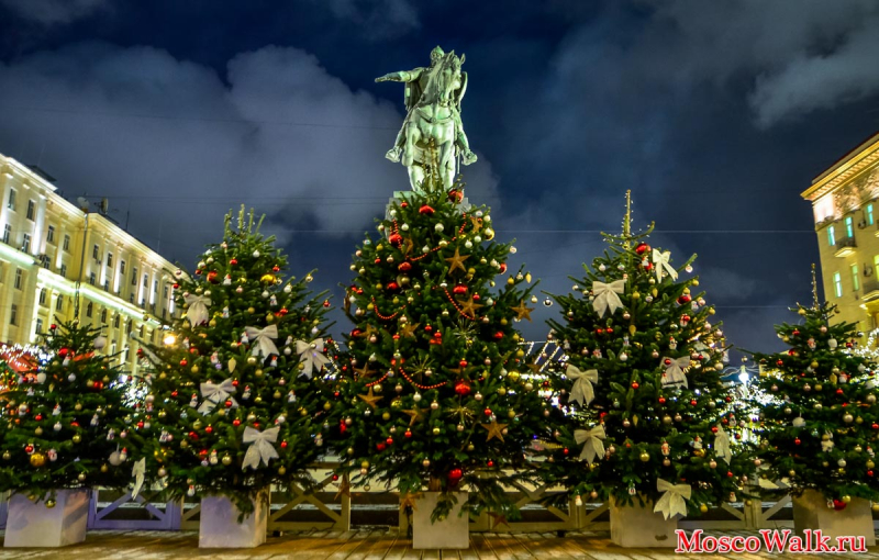 Тверская площадь фестиваль Путешествие в Рождество