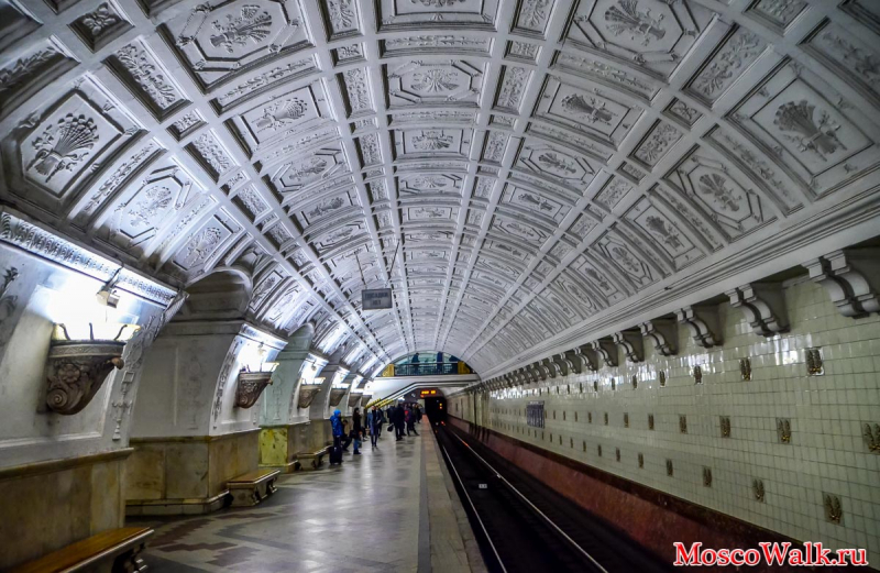 Московское метро станция Белорусская кольцевая