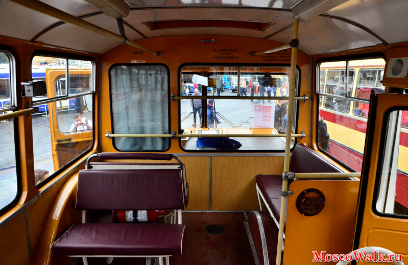 салон автобуса ЛиАЗ