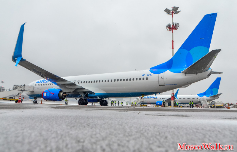 новый Boeing 737-800 авиакомпании Победа