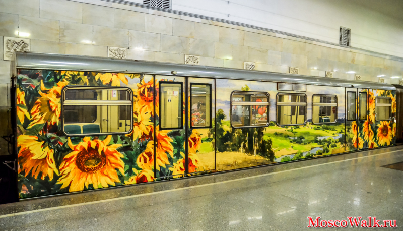 Именной поезд московского метро