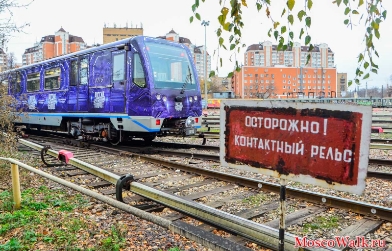 Запуск нового тематического поезда московского метро