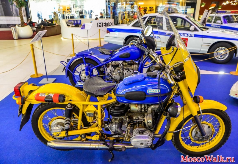 милицейский мотоцикл Урал