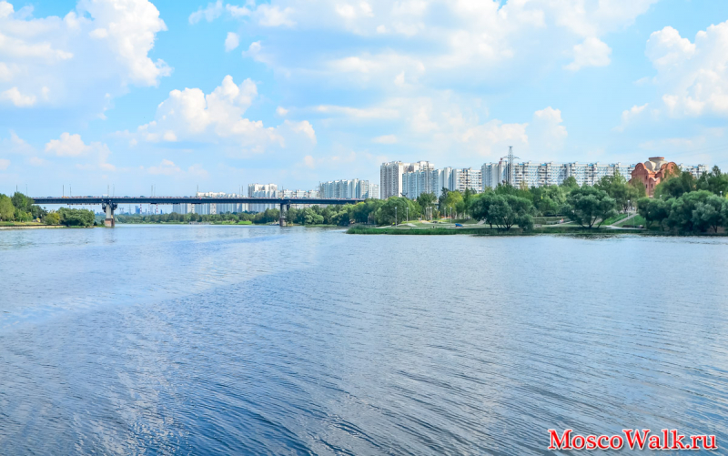 Москва река Братеево парк