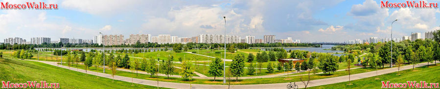 Панорама Братеевского парка