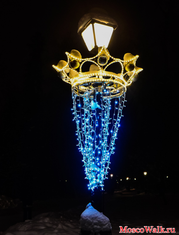фонари в парке царицыно