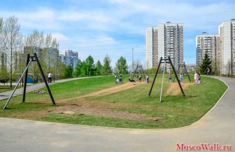 Обновленный парк 850-летия Москвы