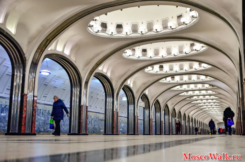 красивая станция московского метро
