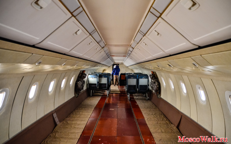 посещение салона самолета Ту-144